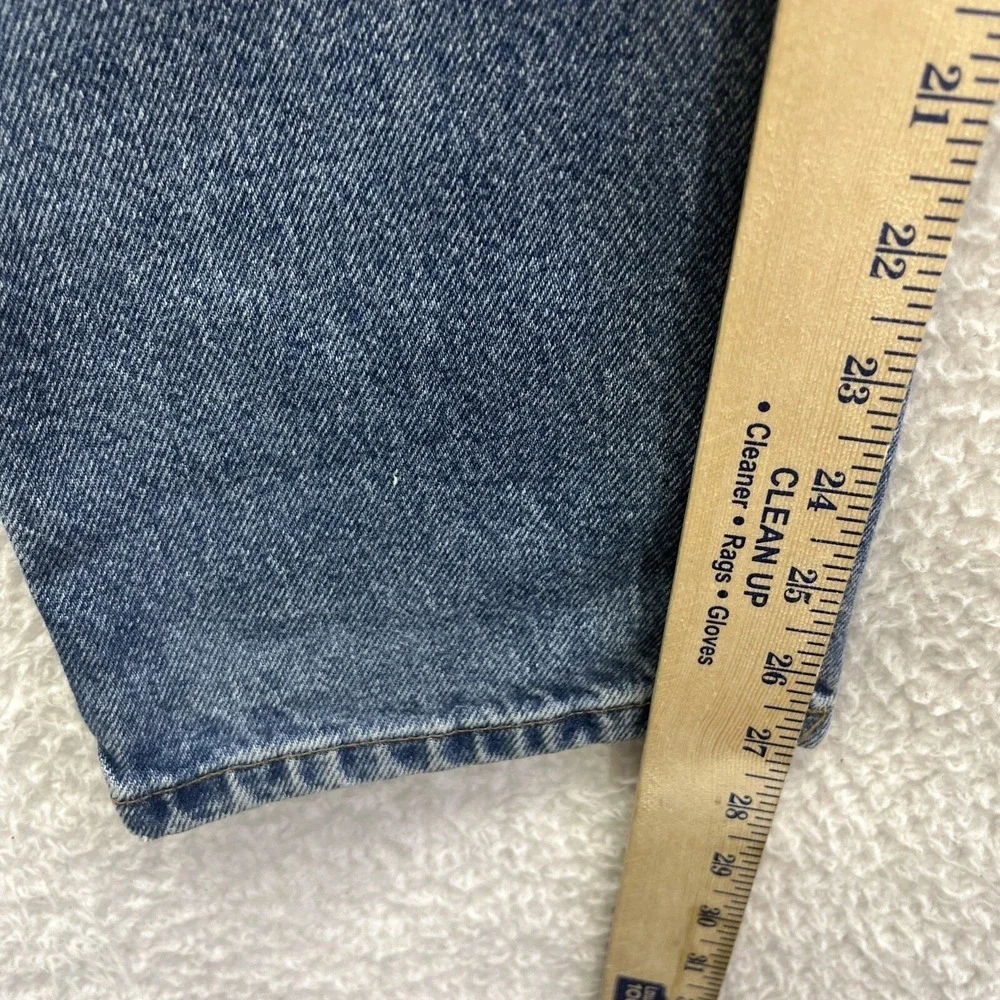 L.L.Bean Jeans Mens 32x29 Blue Classic Fit Straight Leg Denim Cotton 31x27 Chore
